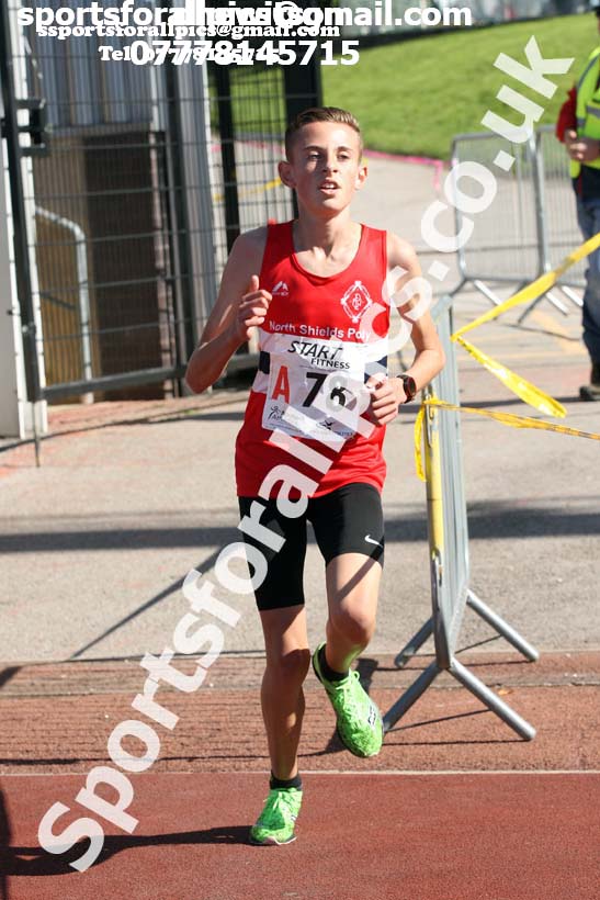 Boys under-15s  Northern 3 Stage Road Relay, SportsCity, Manchester. Photo: David T. Hewitson/Sports for All Pics